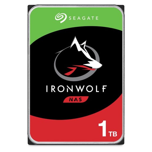 Seagate IronWolf 1TB SATA III 3.5"" Hard Drive - 5900RPM, 64MB Cache