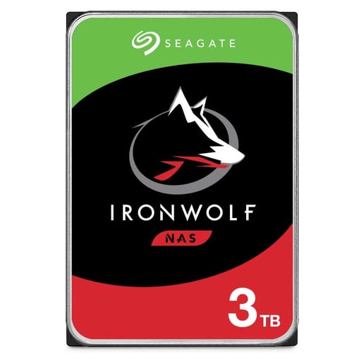 Seagate IronWolf 3TB SATA III 3.5"" Hard Drive - 5900RPM, 64MB Cache