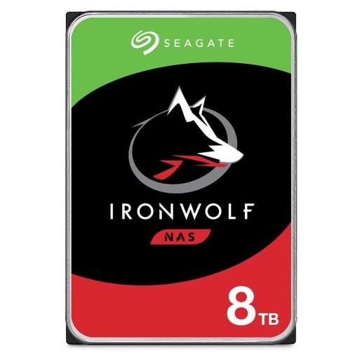 8TB Seagate IronWolf 3.5" SATA III Hard Drive - 7200RPM, 256MB Cache