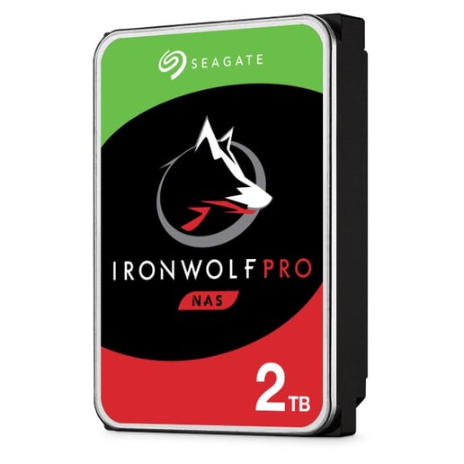 Seagate IronWolf Pro 2TB SATA III 3.5" Hard Drive - 7200RPM, 128MB