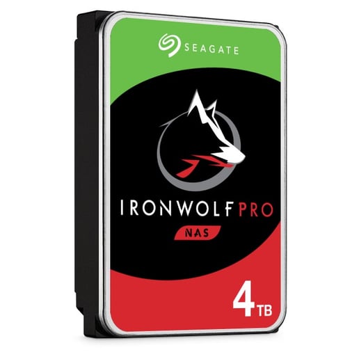 4TB Seagate IronWolf Pro 3.5" SATA III Hard Drive - 7200RPM, 256MB Cache