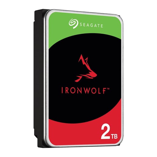 2TB Seagate Ironwolf 3.5" SATA III Hard Drive - 5400RPM