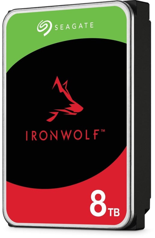 8TB Seagate Ironwolf 3.5" SATA III Hard Drive - 5400RPM, 256MB Cache