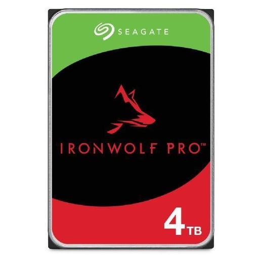 4TB Seagate Ironwolf Pro 3.5" SATA III Hard Drive - 7200RPM, 256MB Cache