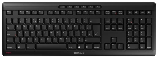 CHERRY Stream Wireless Keyboard in Black, UK
