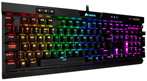 Corsair Gaming K70 RGB MK.2 Mechanical Gaming Keyboard (Black) - Cherry MX Brown (UK)