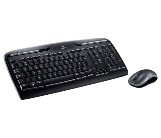Logitech Wireless Combo MK330 Keyboard & Mouse (Black)