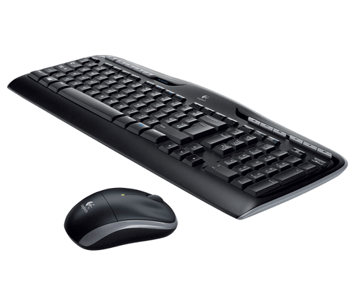 Logitech Wireless Combo MK330 Keyboard & Mouse (Black)