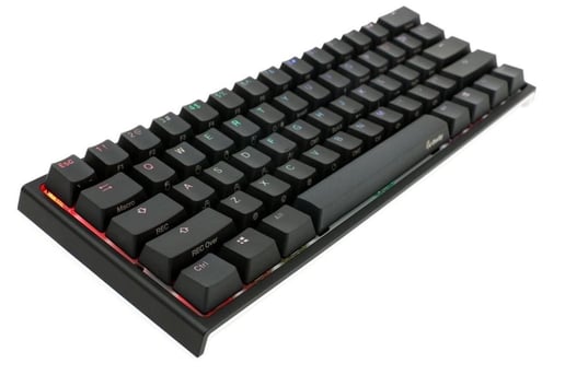 Ducky One 2 Mini RGB Mechanical Keyboard in Black with Cherry MX Black Switches, UK Layout