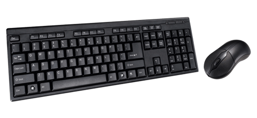 CiT KBMS-001 USB Keyboard & Mouse Combo Bundle