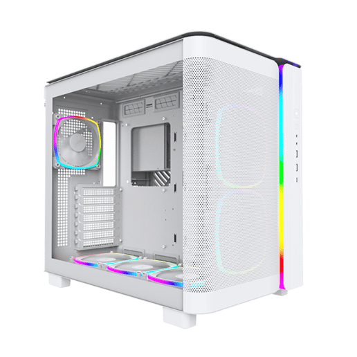 Montech KING 95 PRO Mid Tower Gaming Case - White 