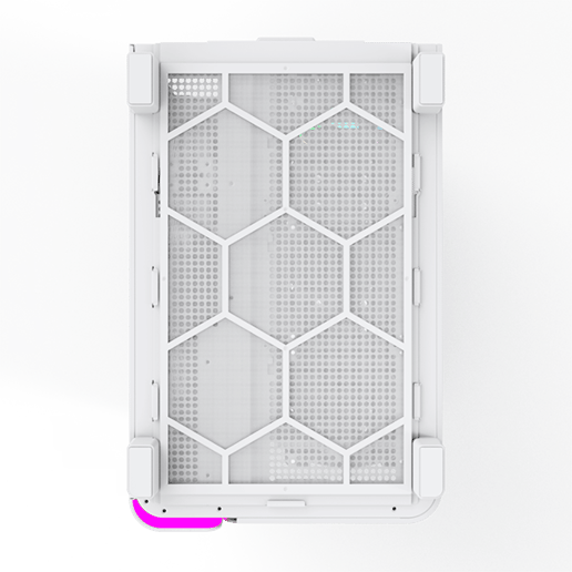 Montech KING 95 PRO Mid Tower Gaming Case - White 