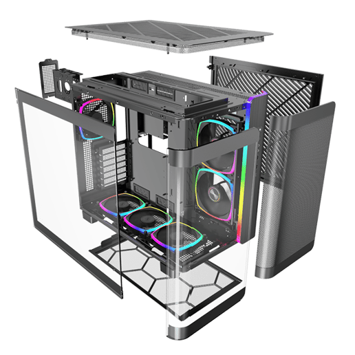 Montech KING 95 PRO Mid Tower Gaming Case - Black 