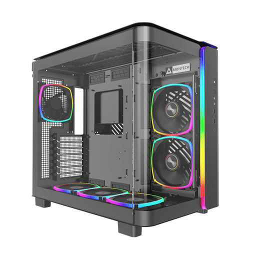 Montech KING 95 PRO Mid Tower Gaming Case - Black 