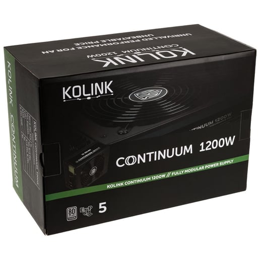 Kolink Continuum v2 1200W Modular Power Supply 80 Plus Platinum