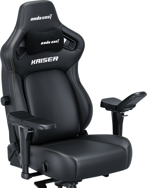 AndaSeat Kaiser 4 Premium Extra Large Gaming Chair in Black