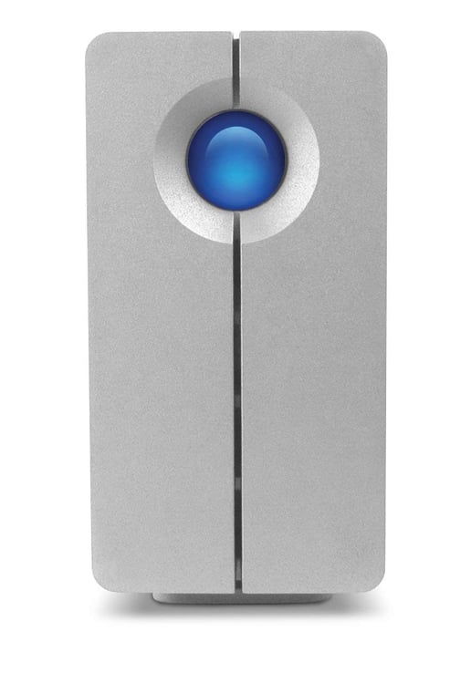 LaCie 2big Quadra 8TB Desktop External Hard Drive in Silver