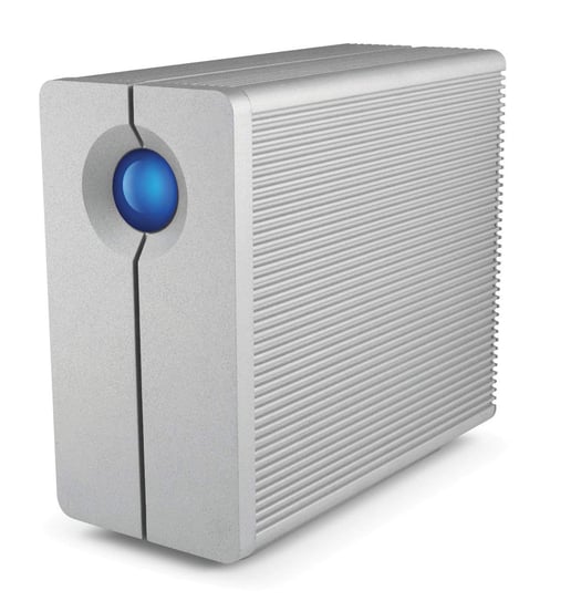 LaCie 2big Quadra 8TB Desktop External Hard Drive in Silver