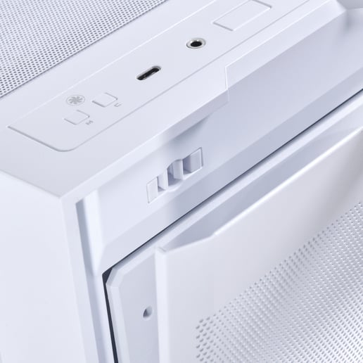 Lian Li LANCOOL 206 Mid Tower Gaming Case - White 