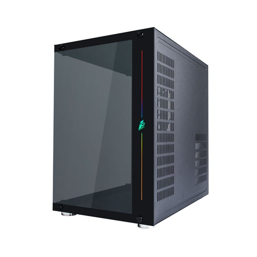 1st Player Steam Punk SP8 Mid Tower Gaming Case - Black 