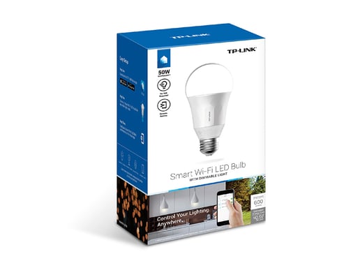 TP-Link LB100 (50W) Smart Wi-Fi LED Bulb 600 Lumens with Dimmable Soft White Light