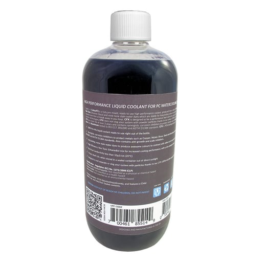 Liquid.cool CFX (1000ml) Pre-Mix Opaque Performance Coolant - Shadow Black