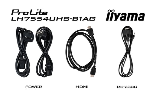 iiyama ProLite LH7554UHS-B1AG 75 inch 4K UHD Professional Digital Signage Display