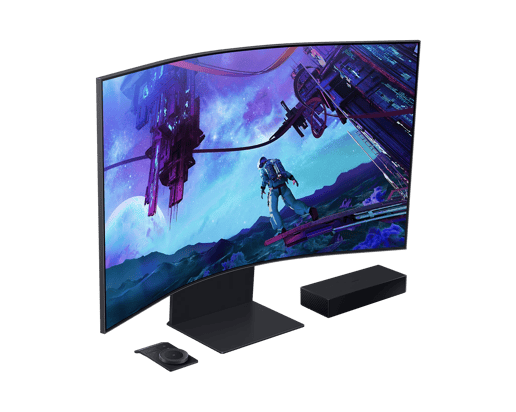 Samsung Odyssey Ark 2nd Gen 55" 4K Curved Gaming Monitor - VA, 600 nits, 165Hz