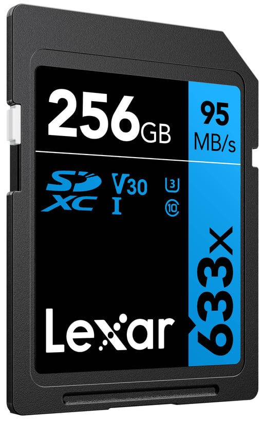 Lexar High-Performance 633x BLUE Series 256GB SDHC UHS-I (Class 10) Card