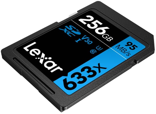 Lexar High-Performance 633x BLUE Series 256GB SDHC UHS-I (Class 10) Card