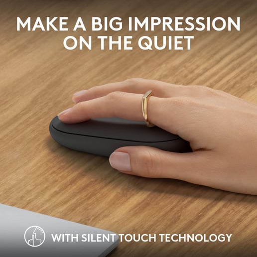 Logitech Wireless Pebble Mouse 2 M350s - Tonal Graphite