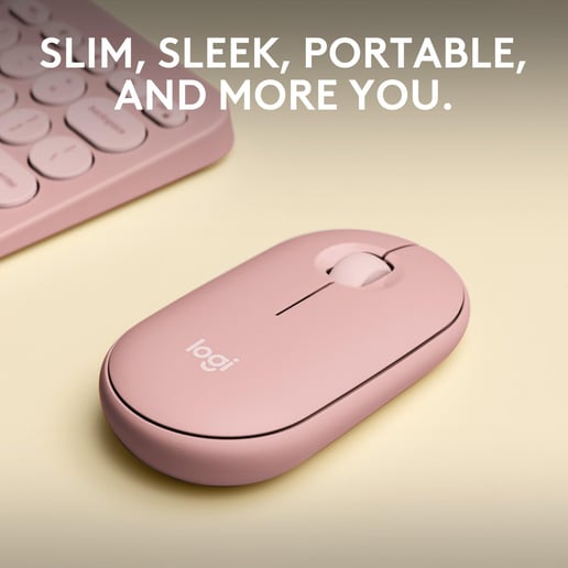 Logitech Wireless Pebble Mouse 2 M350s - Tonal Rose