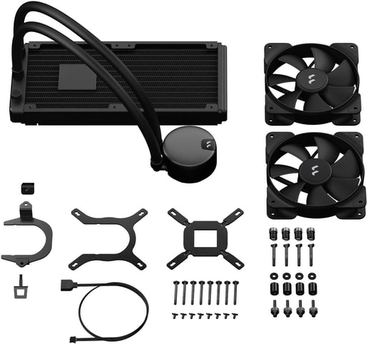 Fractal Cool Lumen S24 V2 240mm AIO CPU Liquid Cooler - Black