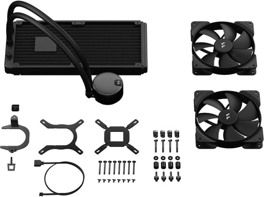 Fractal Cool Lumen S28 V2 280mm AIO CPU Liquid Cooler - Black