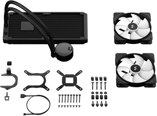 Fractal Cool Lumen S28 V2 280mm RGB AIO CPU Liquid Cooler - Black