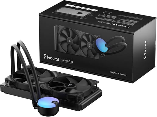 Fractal Cool Lumen S28 V2 280mm AIO CPU Liquid Cooler - Black