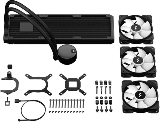 Fractal Cool Lumen S36 V2 360mm RGB AIO CPU Liquid Cooler - Black