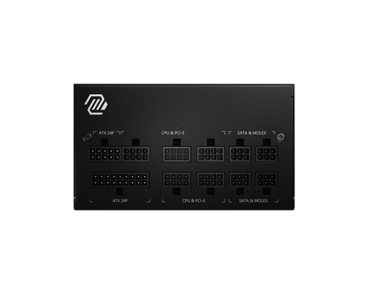 650W MSI MAG A650GL Modular 80 Plus Gold PSU
