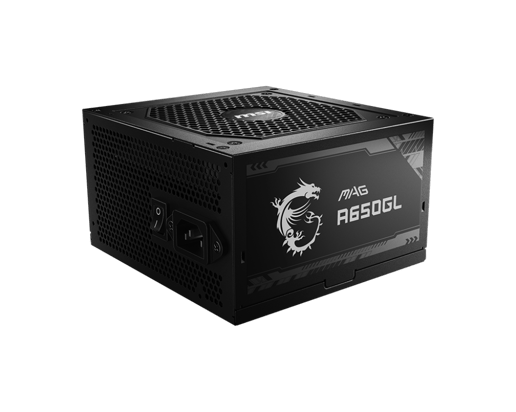 650W MSI MAG A650GL Modular 80 Plus Gold PSU