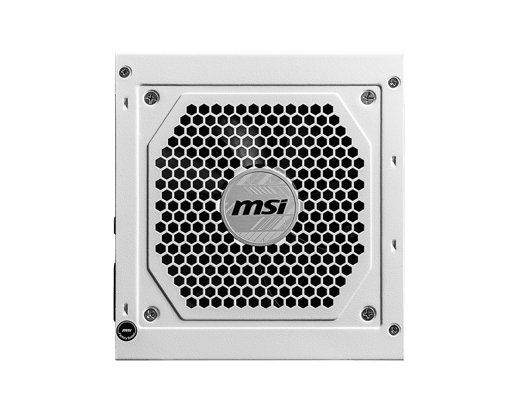 850W MSI MAG A850GL PCIE5 WHITE Modular 80 Plus Gold PSU