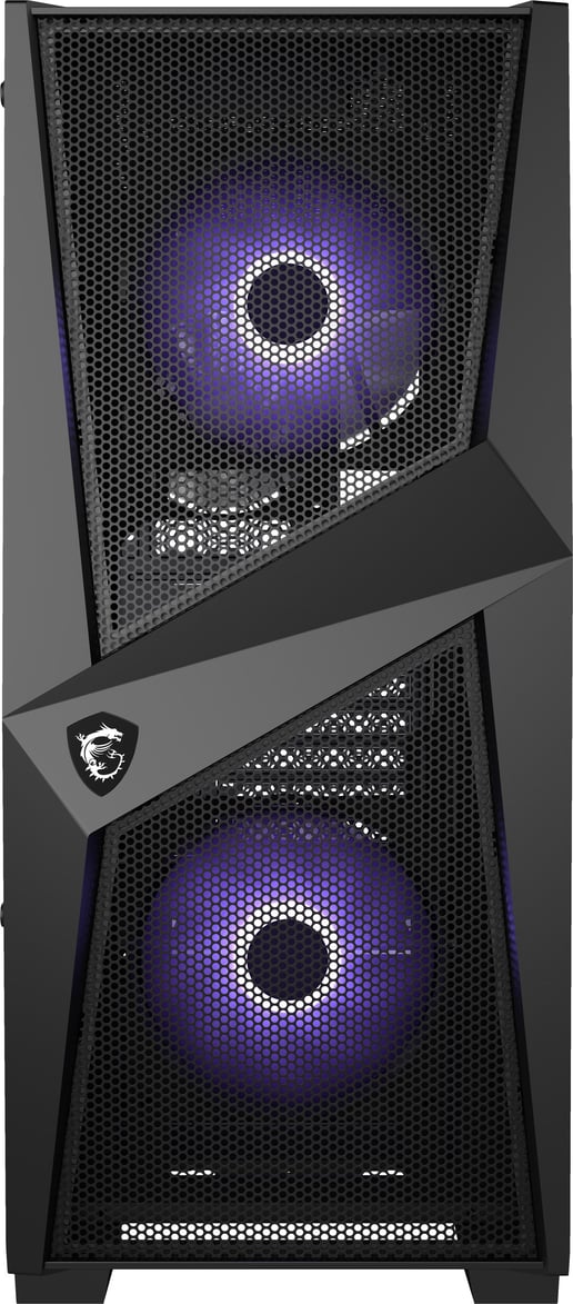 MSI MAG FORGE 100M Mid Tower Gaming Case - Black 