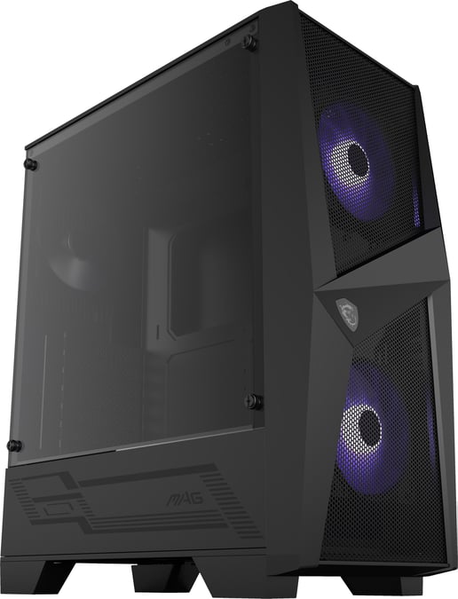MSI MAG FORGE 100M Mid Tower Gaming Case - Black 