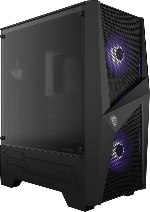 MSI MAG FORGE 100M Mid Tower Gaming Case - Black 