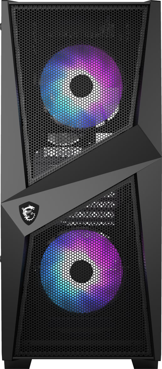 MSI MAG FORGE 100R Mid Tower Gaming Case - Black 