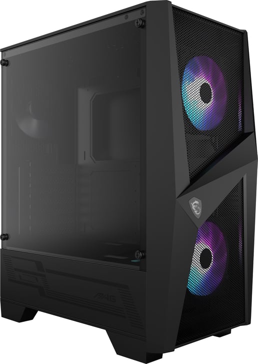 MSI MAG FORGE 100R Mid Tower Gaming Case - Black 