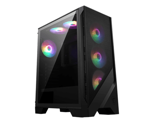 MSI MAG FORGE 120A AIRFLOW Mid Tower Gaming Case - Black 