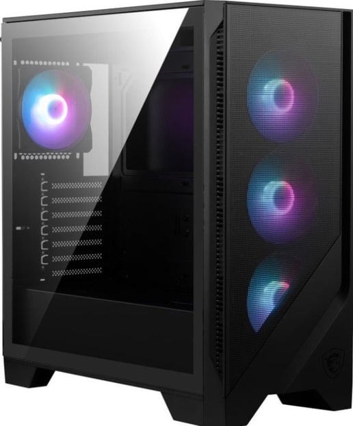 MSI MAG FORGE 320R AIRFLOW Mid Tower Gaming Case - Black 