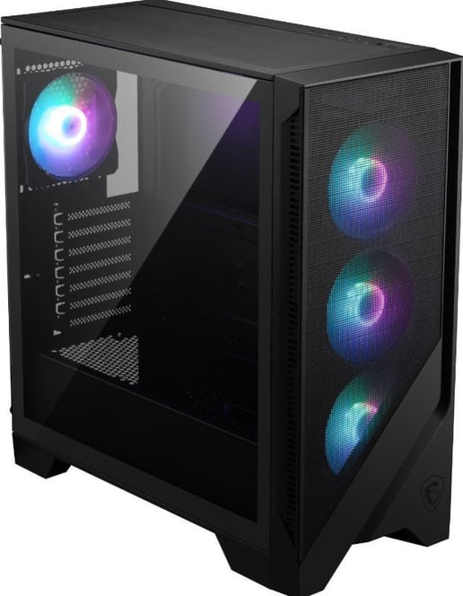 MSI MAG FORGE 320R AIRFLOW Mid Tower Gaming Case - Black 