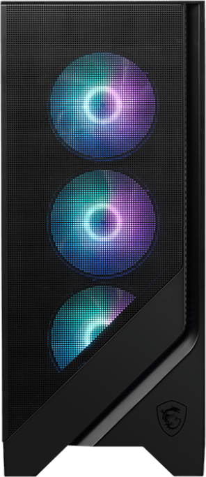 MSI MAG FORGE 320R AIRFLOW Mid Tower Gaming Case - Black 