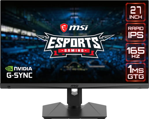 MSI Optix MAG274QRF-QD 27 inch IPS 1ms Gaming Monitor - 2560 x 1440, 1ms, HDMI